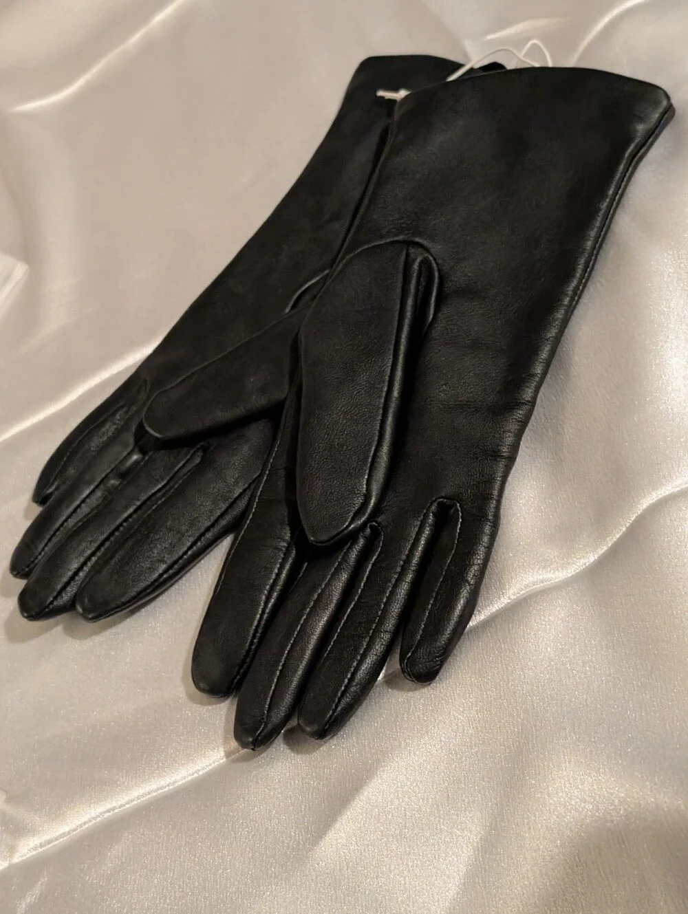 Nordstrom Cashmere Lined Leather Touchscreen Gloves